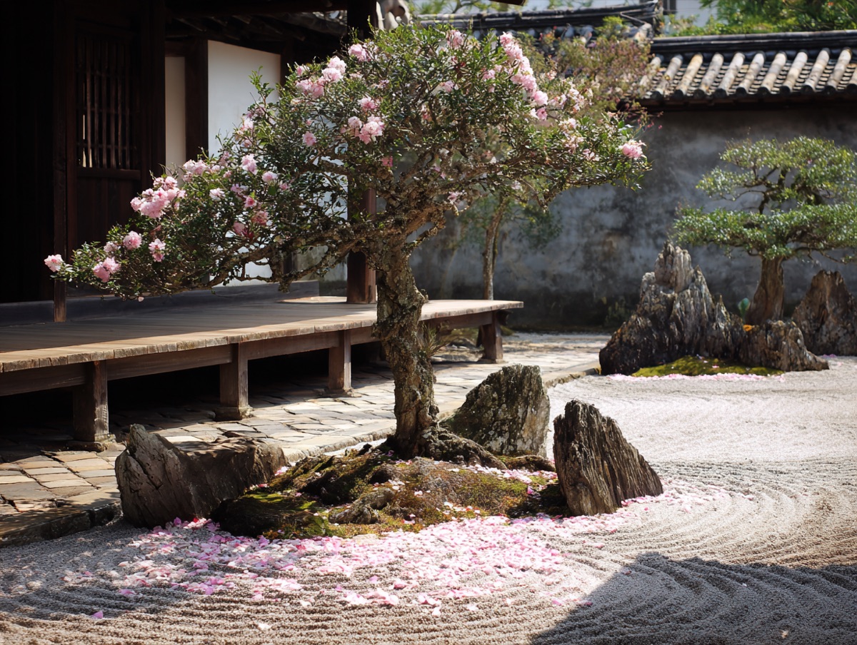 Japanese zen garden